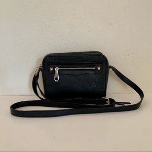 Rebecca Minkoff Black Regan Leather Camera Bag